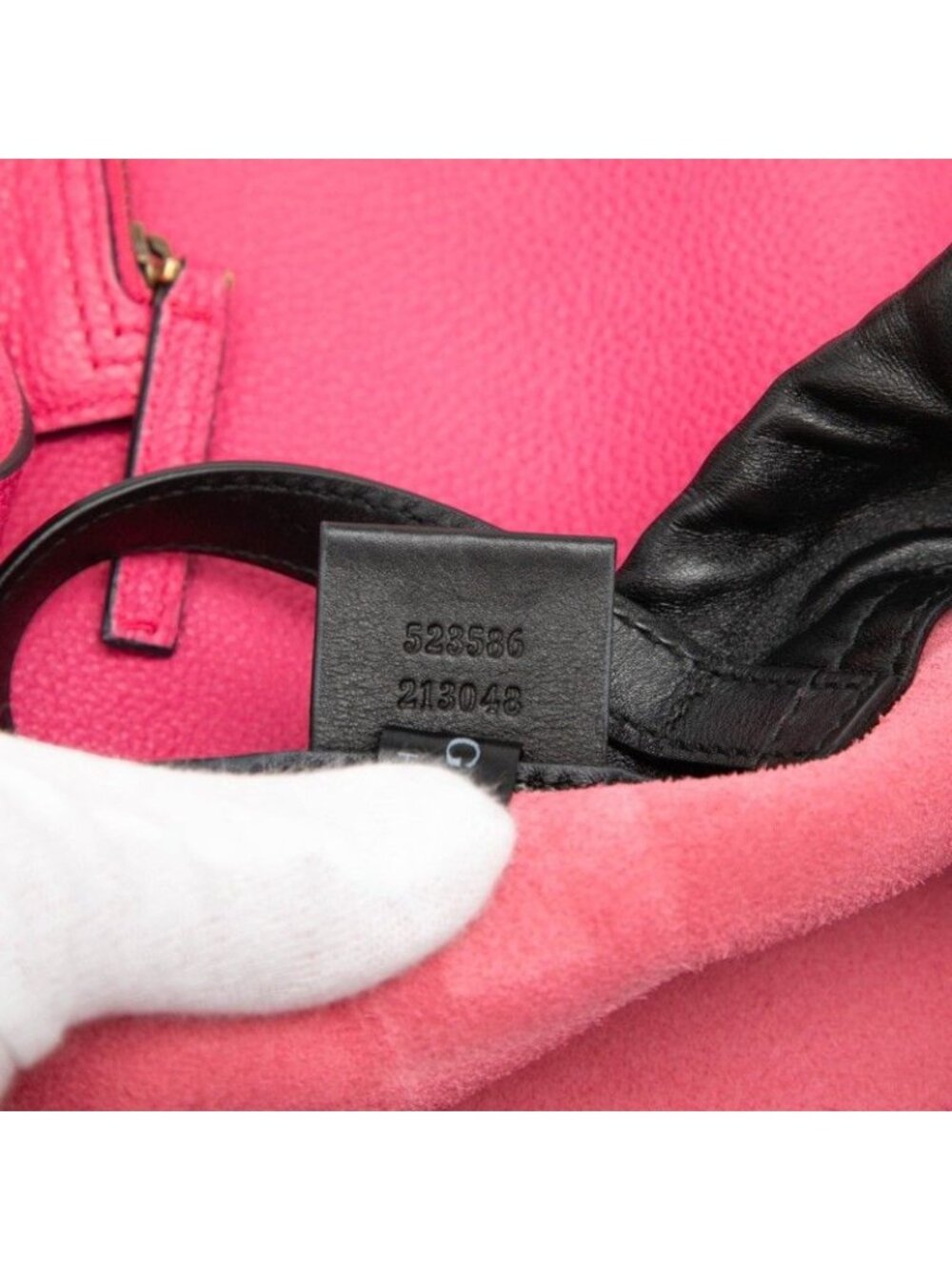 Gucci Drawstring Backpack Pink Leather - Picture 6 of 7